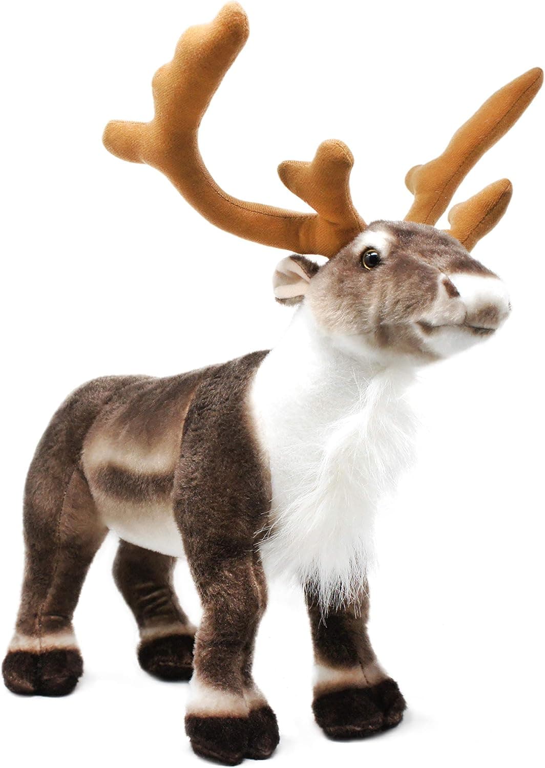 VIAHART Karpok The Caribou - New and Improved Design - 16 Inch (Not Including Antler Measurement) Stag Large Elk Moose Reindeer Stuffed Animal Plush Buck - by Tiger Tale Toys
