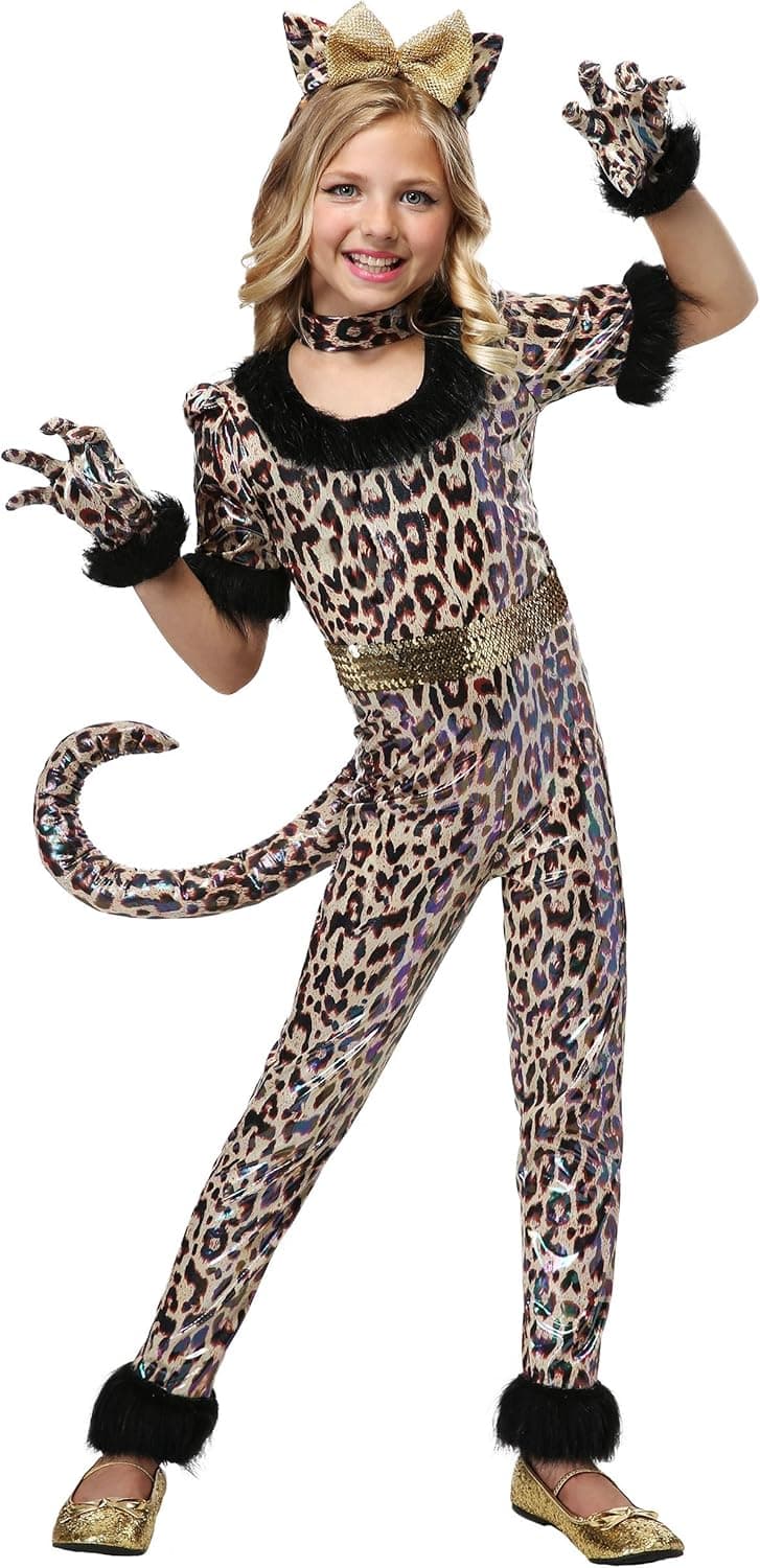 Leopard Jumpsuit Costume for Girls Cute Leopard Costume Outfit