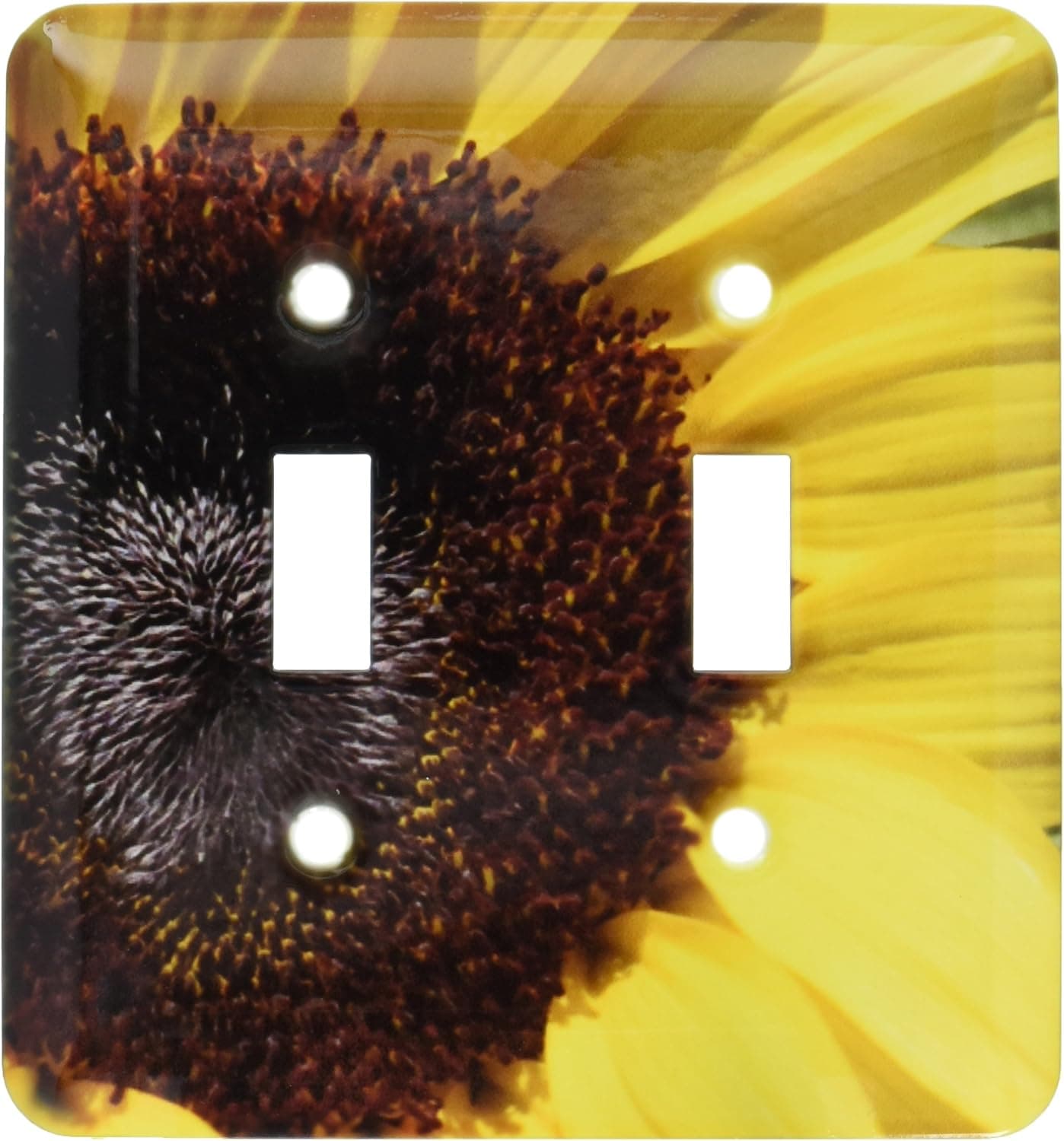 3dRose lsp_24895_2 Yellow Sunflower Toggle Switch, Multicolor