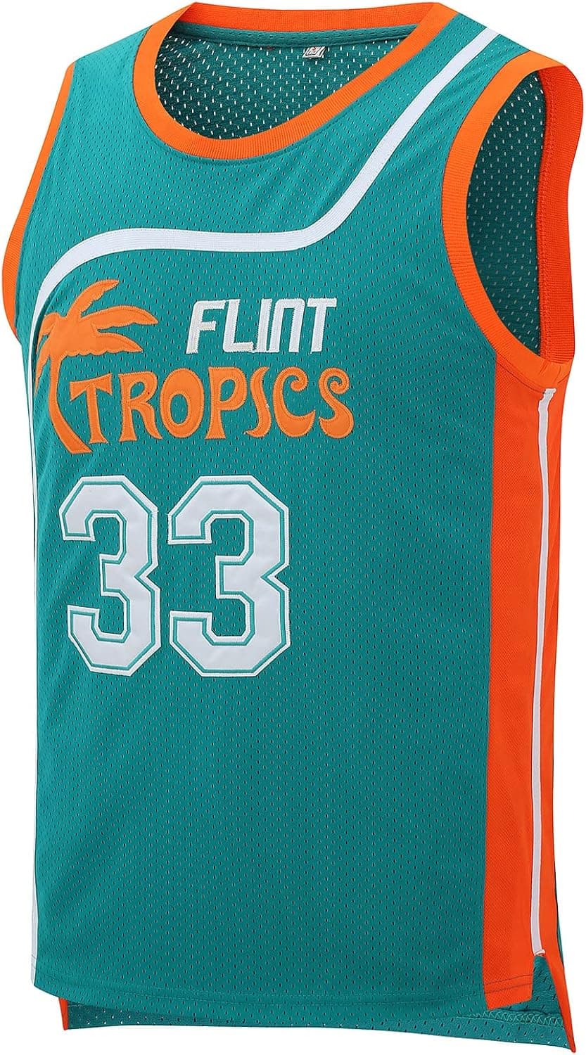 Aolapo Flint Tropics Jersey Moon 33 Basketball Jerseys for Men S-XXXL