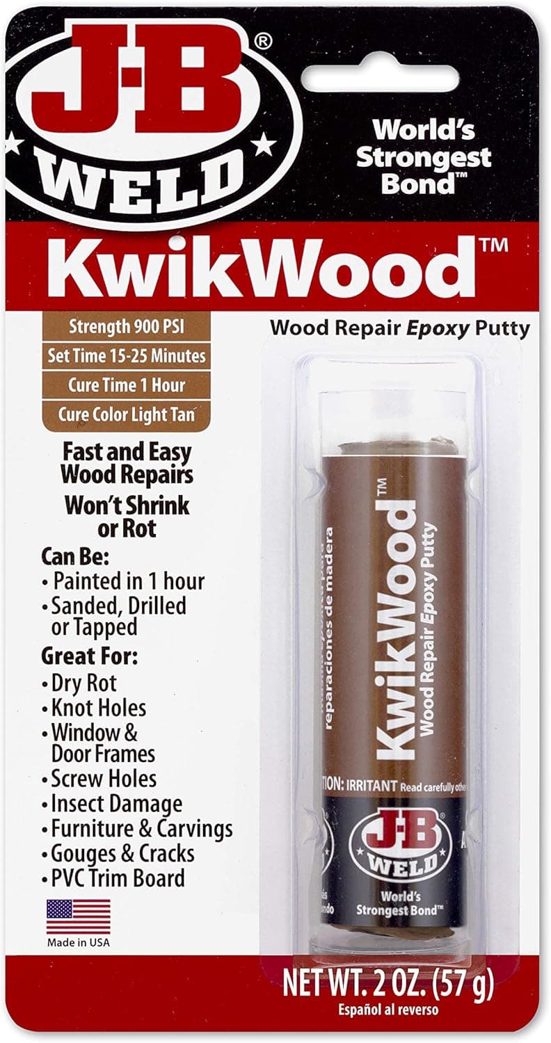 JB Weld Basic Putty Stick Epoxy, 1 Ounce Premium Pack