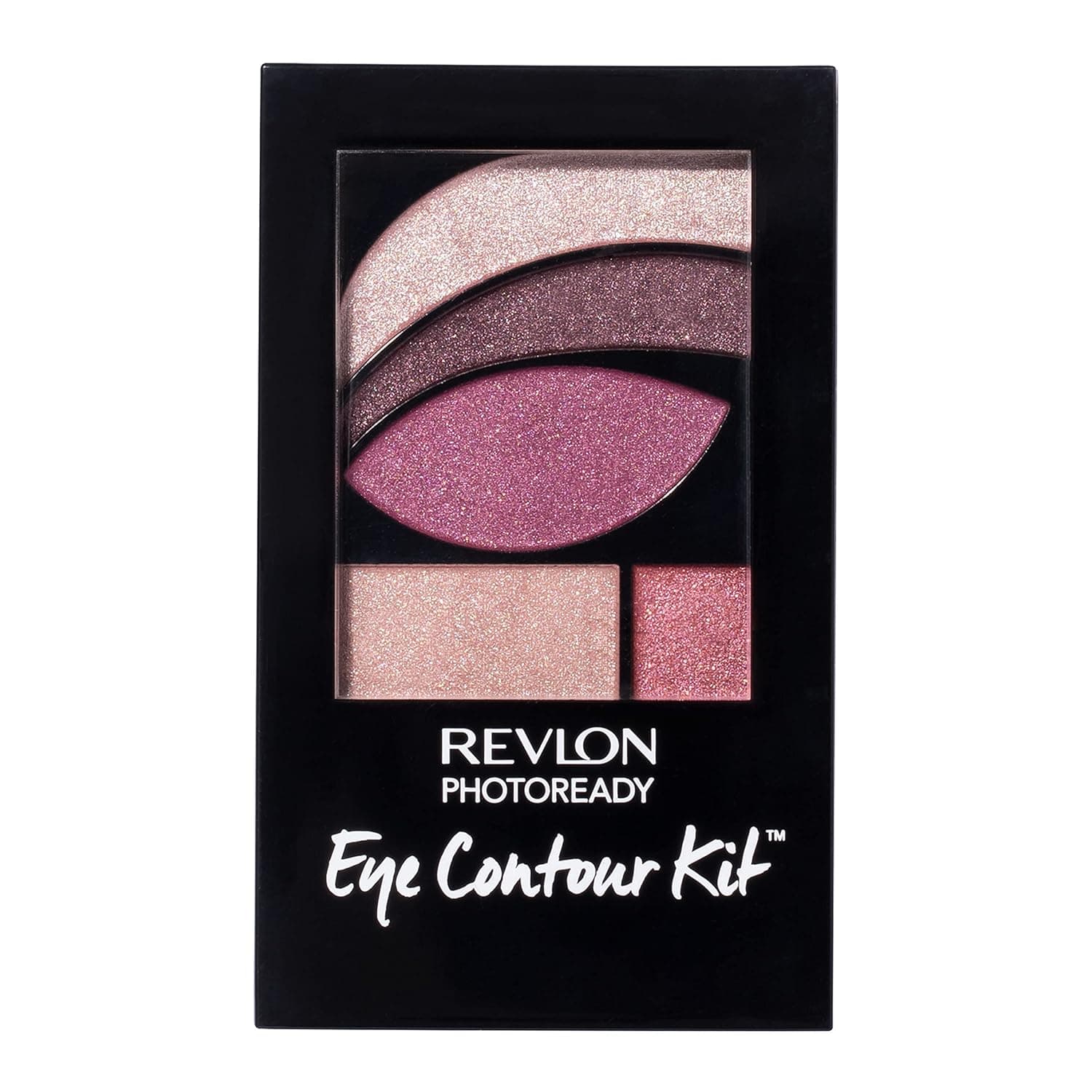 Revlon PhotoReady Eye Contour Kit, Eyeshadow Palette with 5 Wet/Dry Shades & Double-Ended Brush Applicator, Romaticism (540), 0.1oz