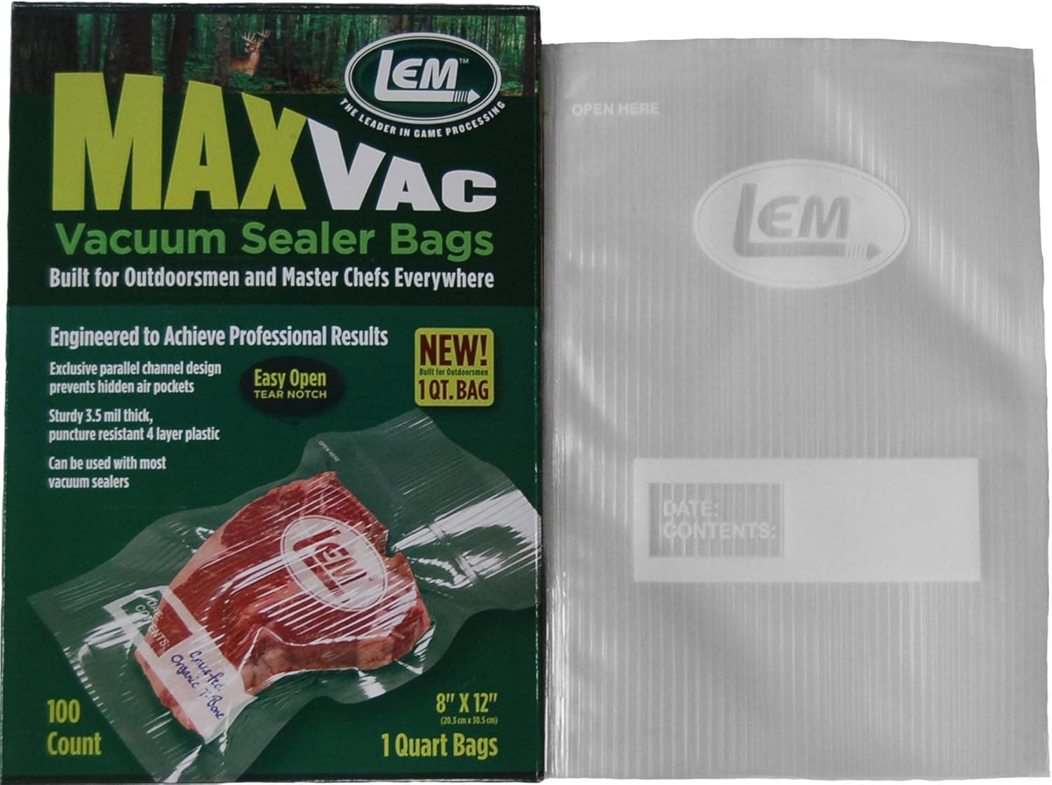 LEM Products 1387 MaxVac Vacuum Sealer Bags