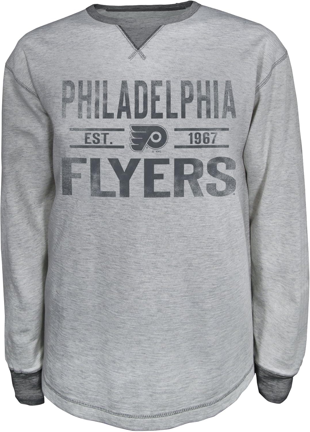 Majestic Athletic NHL St. Louis Blues P003412 Long Sleeve Thermal Slub Shirt