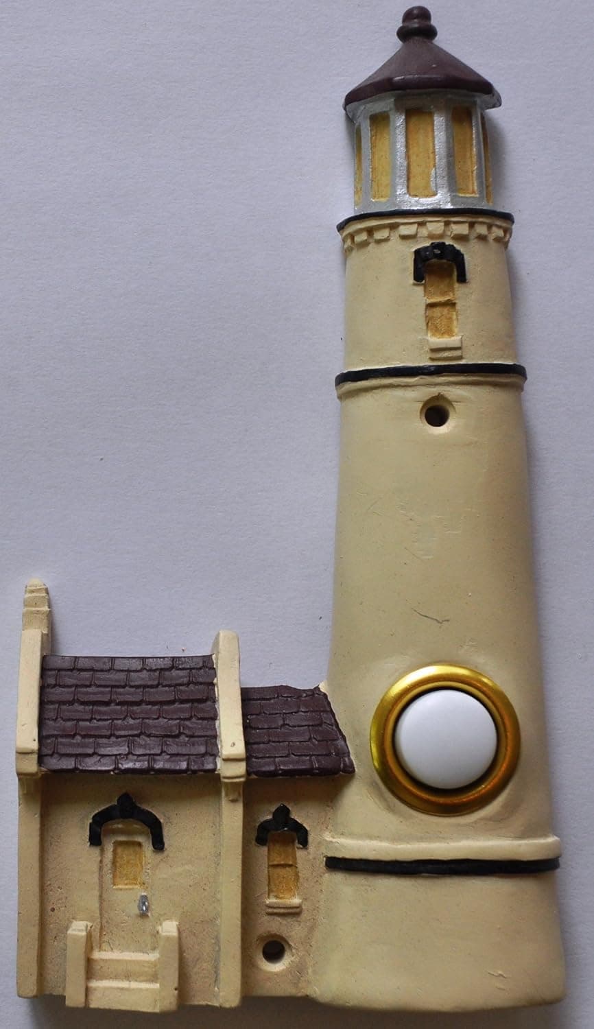 Vickilane Nautical Lighthouse Doorbell Lighthouse Decorative Doorbell Cover