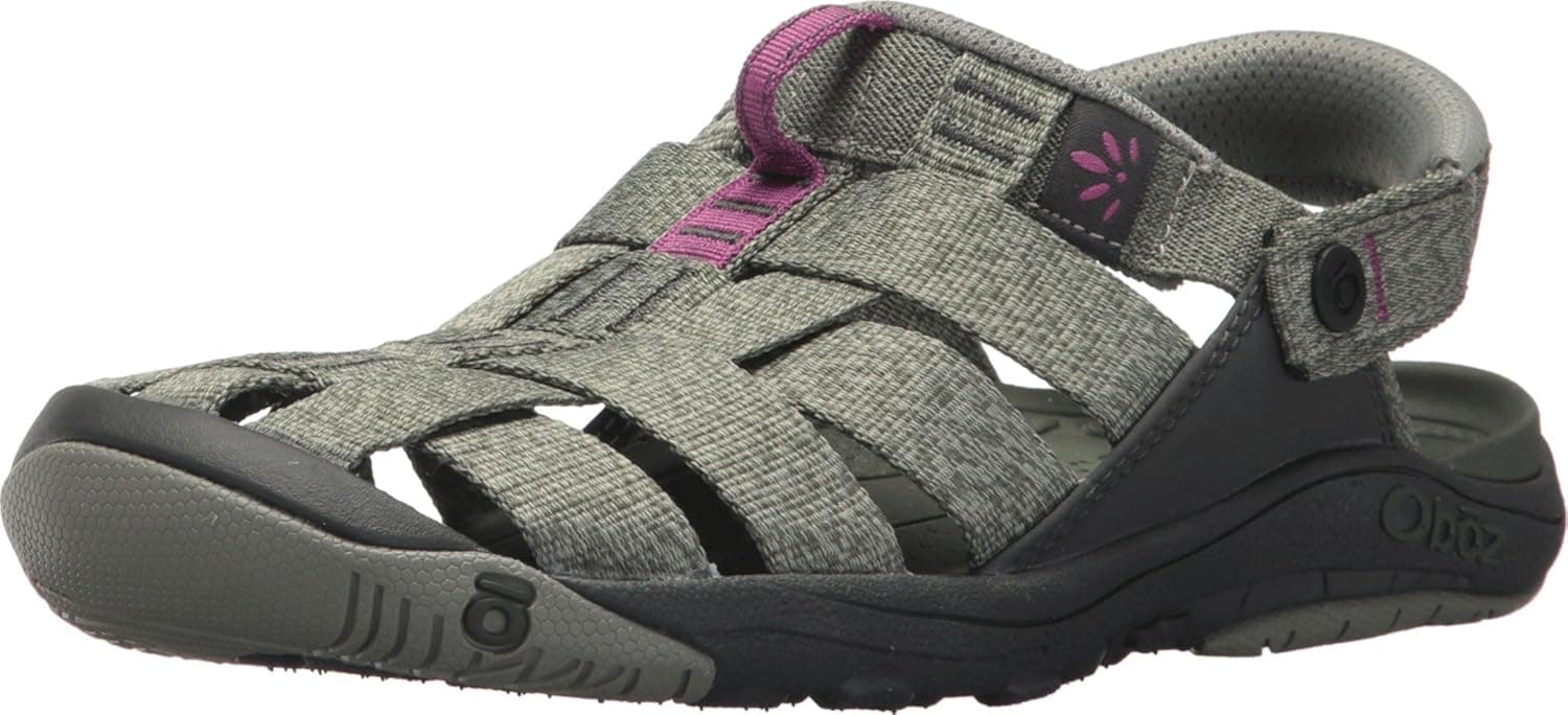 Oboz Campster Sandals - Women's Thyme/Magenta 10.5