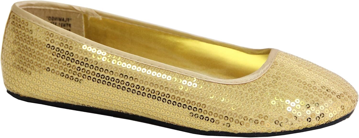 Dooballo Women's Sequenced Ballet Flat Flamingo
