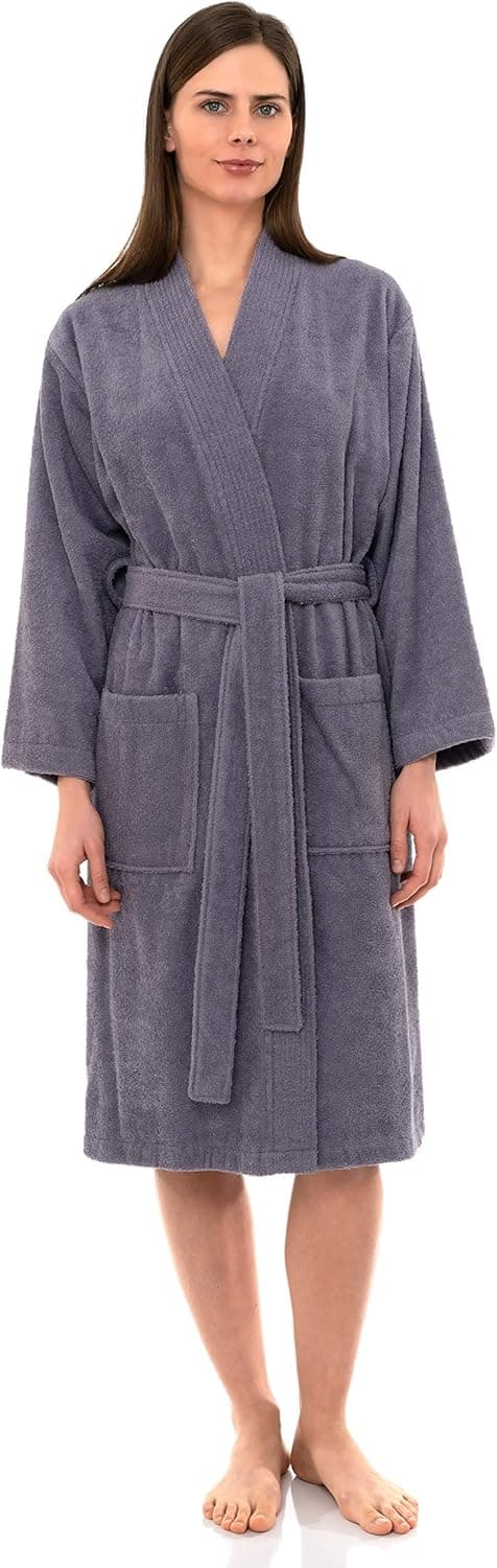 TowelSelections Womens Robe, Soft Cotton Bathrobe for Women, Spa Terry Cloth Robes for Women