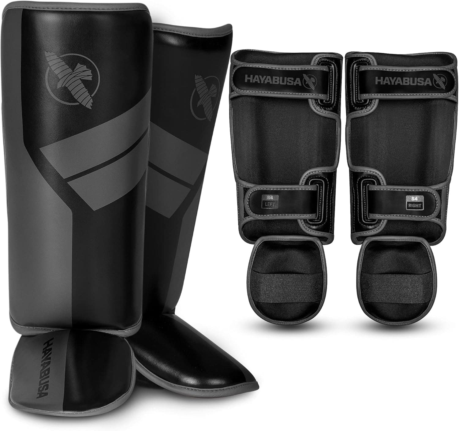 Hayabusa S4 Kids Shin Guards, Muay Thai, MMA, Kickboxing, Martial Arts