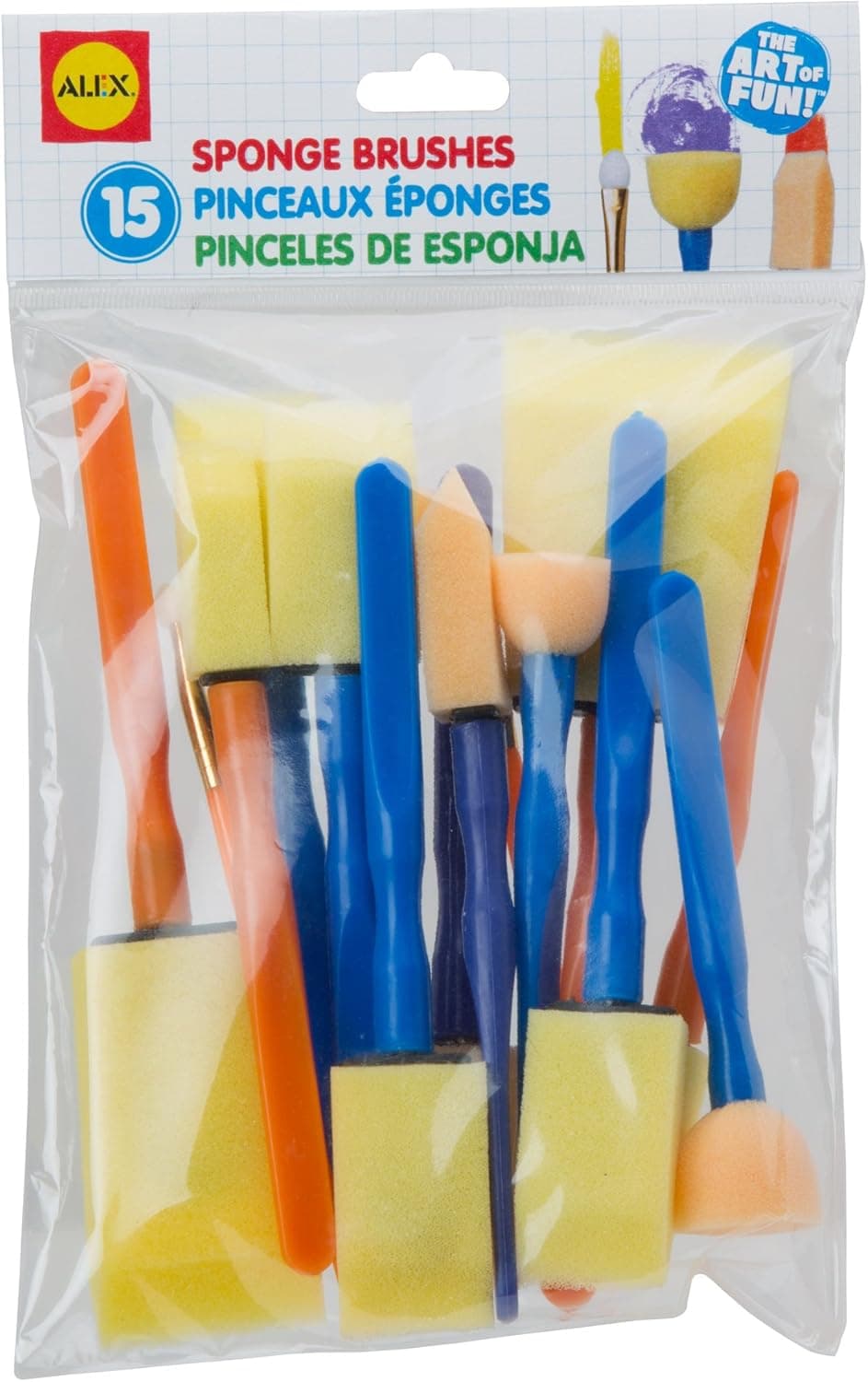 ALEX Toys Artist Studio 15 Sponge Brushes