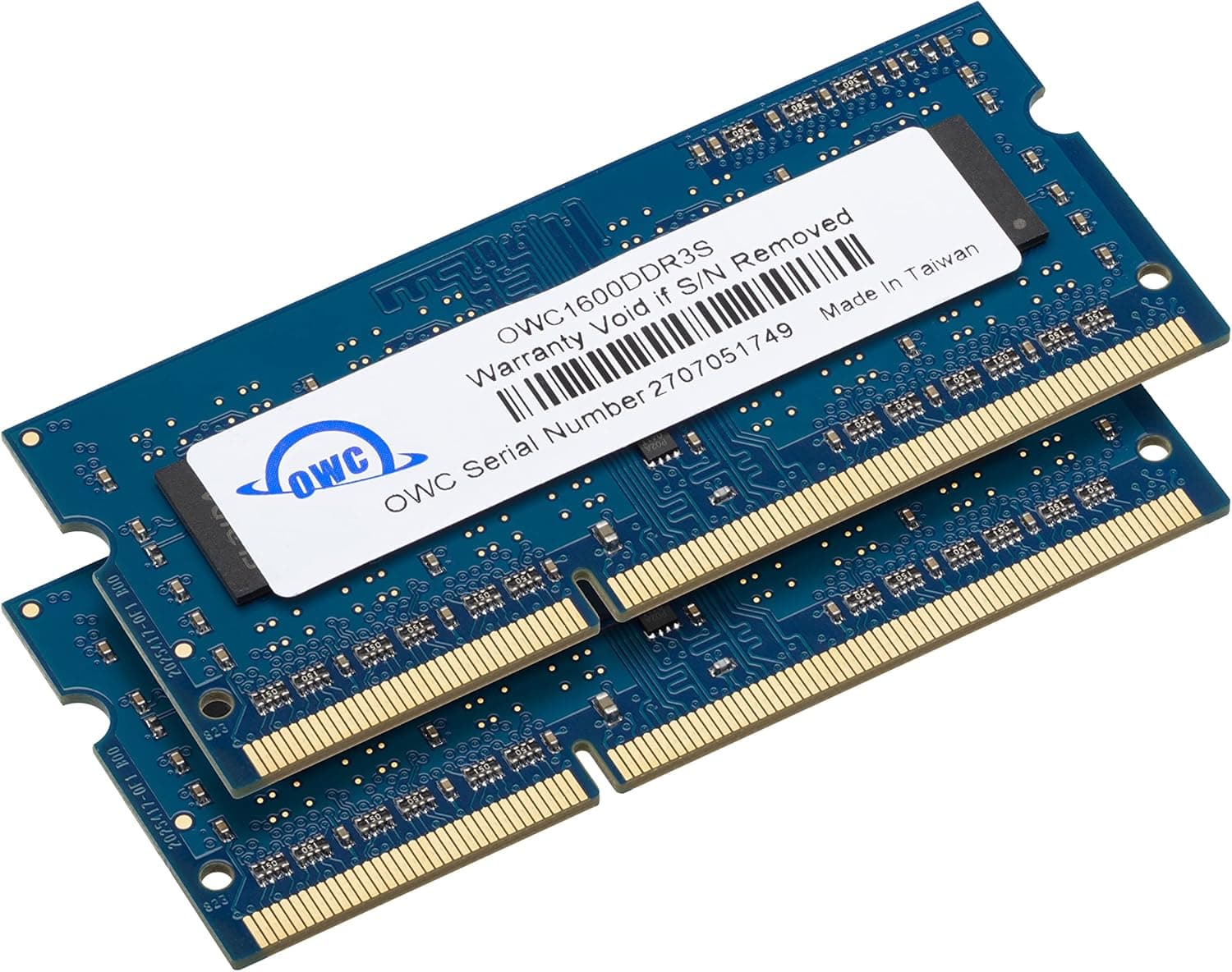 OWC 8GB (2 x 4GB) PC12800 DDR3L 1600MHz SO-DIMMs Memory Compatible with 2011-2015 iMac, 2011-12 Mac Mini, and 2011-2012 MacBook Pro (Non-Retina Display) Models (OWC1600DDR3S08S)