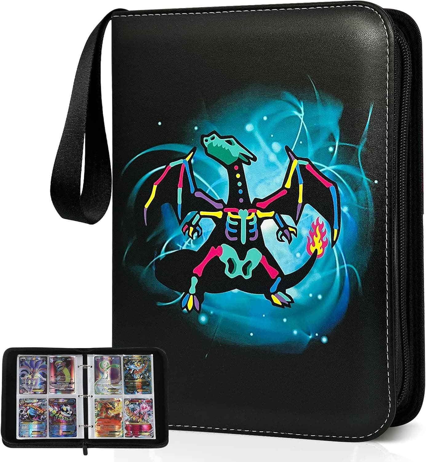440 Pockets Trading Card Binder for Pokemon Cards, Display Album Holders for Trading Card Collection, Gifts for Gaming Trading Cards & Sport Trading Cards Collector