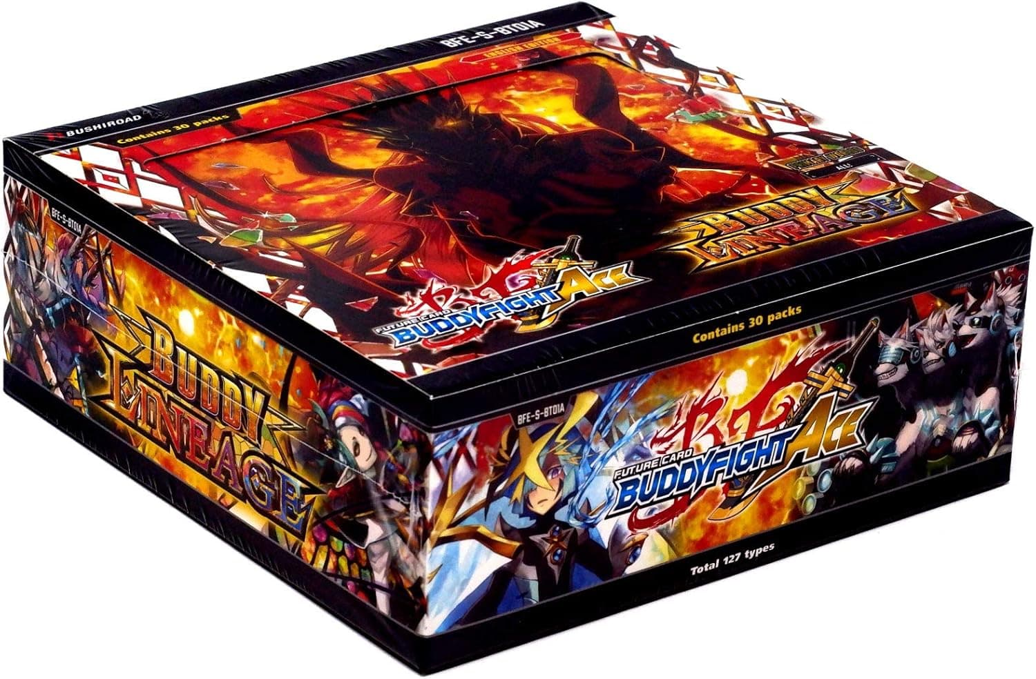 S-BT01A Buddyfight Ace Buddy Lineage Booster Pack Vol 1 Alternate Box - 30 Packs