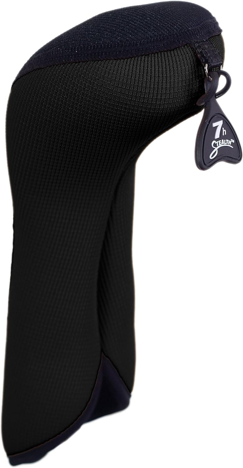 Stealth Club Covers 05010INT Hybrid ID 5-6-7 Golf Club Head Cover, Black Solid