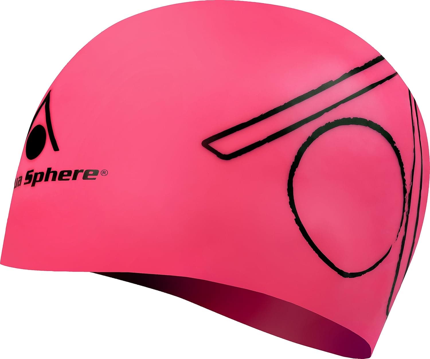 Aquasphere Tri-Cap Adult Unisex Swimming Cap | Chlorine-Resistant, Long Lasting Silicone, Reduces Wrinkles & Drag for Superior Comfort & Peak Swim Performance in Training & Competition