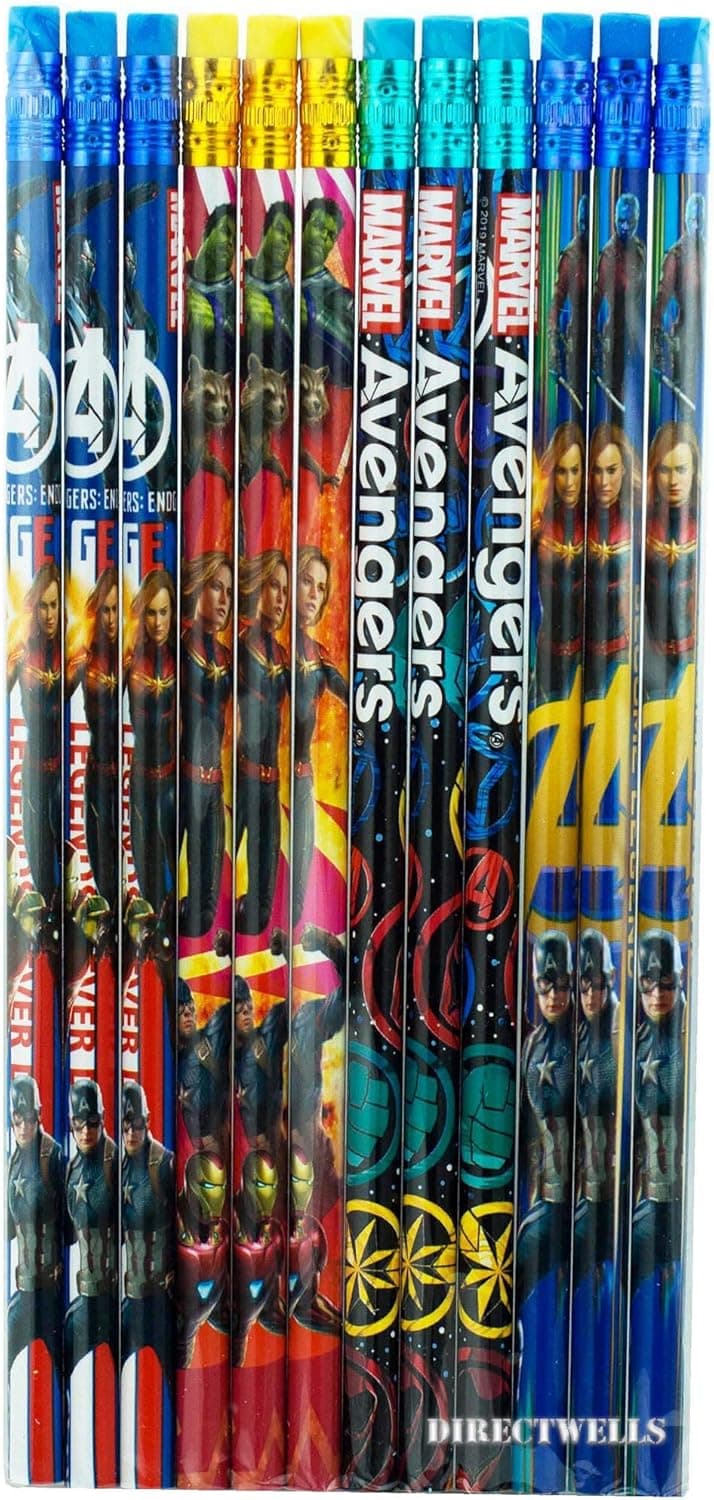 Marvel Avengers End Game 12 Pencils Pack