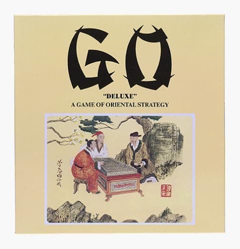 John N. Hansen Go Game with Wood Board, Brown