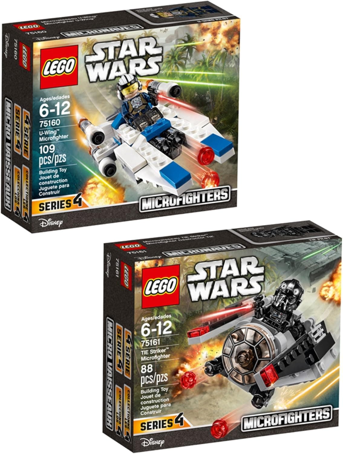 LEGO Star Wars 66576 Building Kit Bundle (197 Piece)
