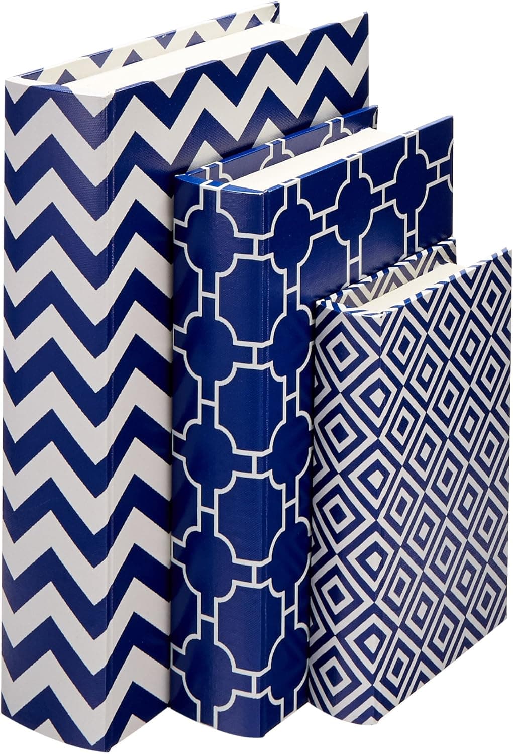 IMAX 68200-3 Essentials Book Boxes, Navy