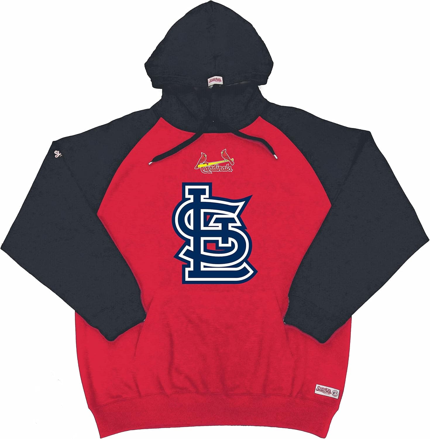 MLB St. Louis Cardinals Men's Big Logo Pullover Hood
