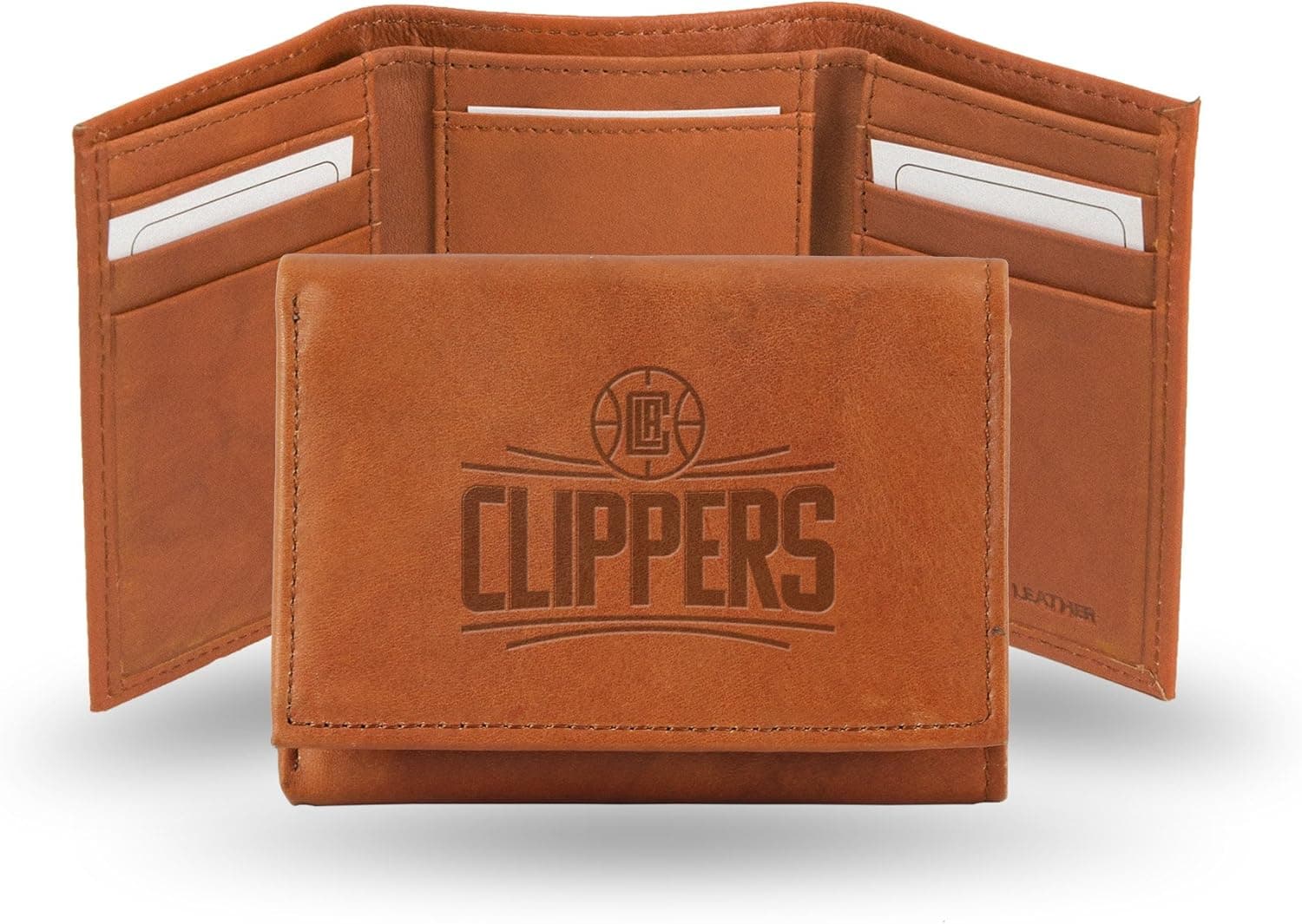 Rico Industries Fan Shop Embossed Leather Trifold Wallet