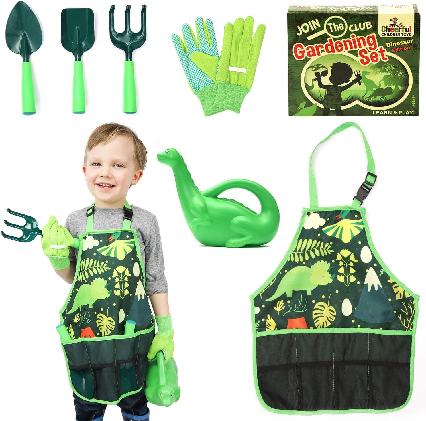 Kids Gardening Tool Set - Kids Gardening Set - Gardening Tools for Kids - Kids Gardening Tools - Kids Gardening - Kids Gardening Tools - Kids Garden Tools - Gardening for kids - Dinosaur Themed Kit