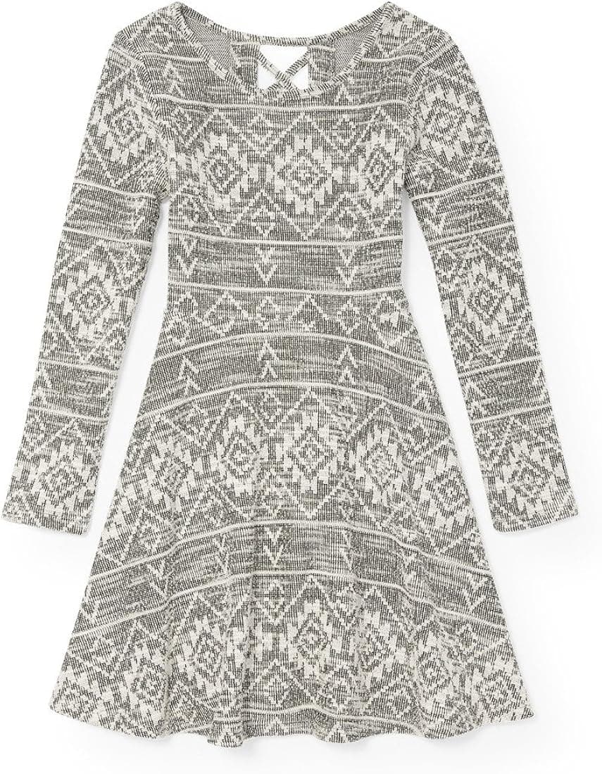 The Children's Place Girls' Long Sleeve Casual Dress