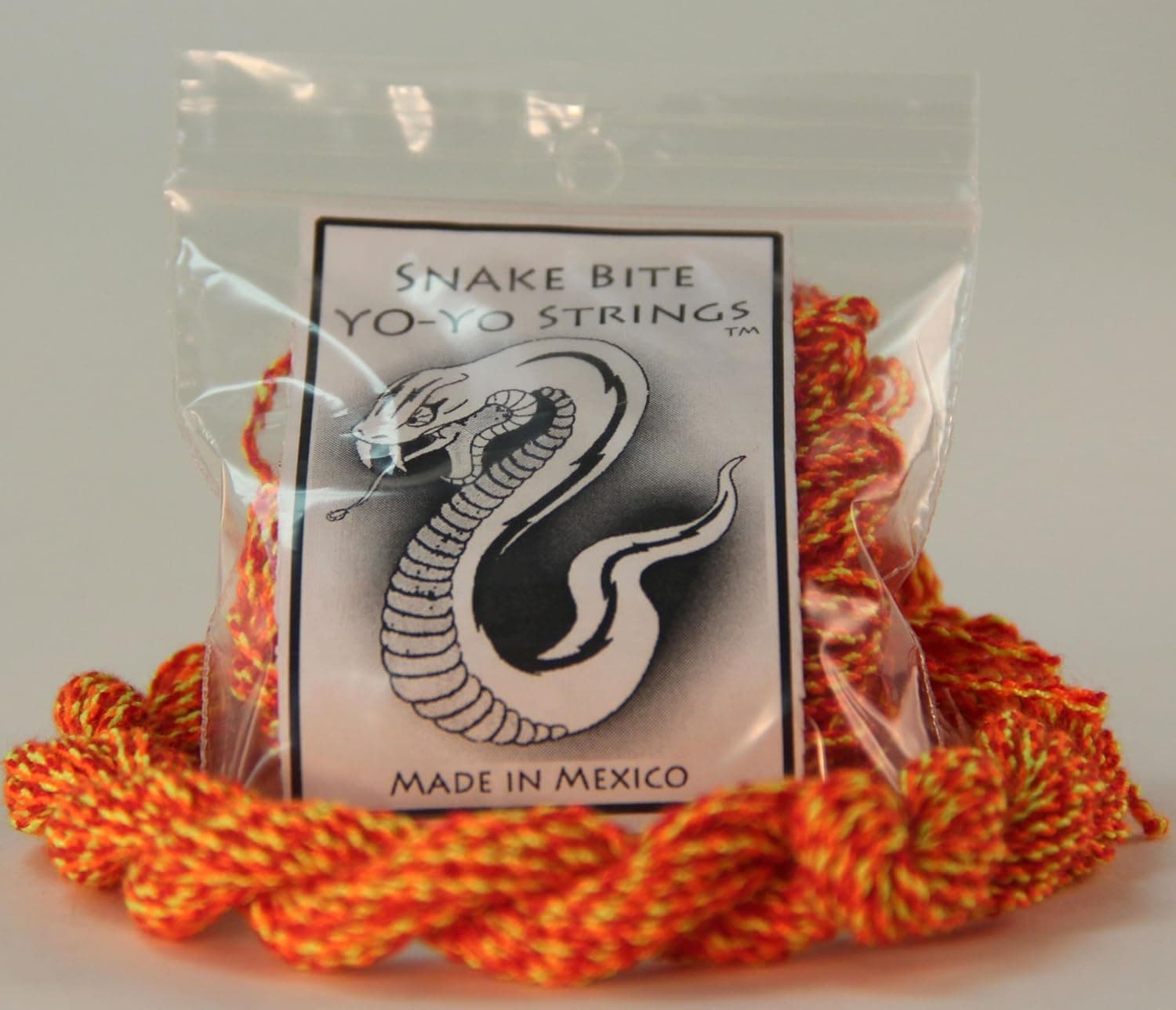 Snake Bite Yo-Yo Strings - 100% Polyester multi-color Strings- Scarlet Snake by Snakebite