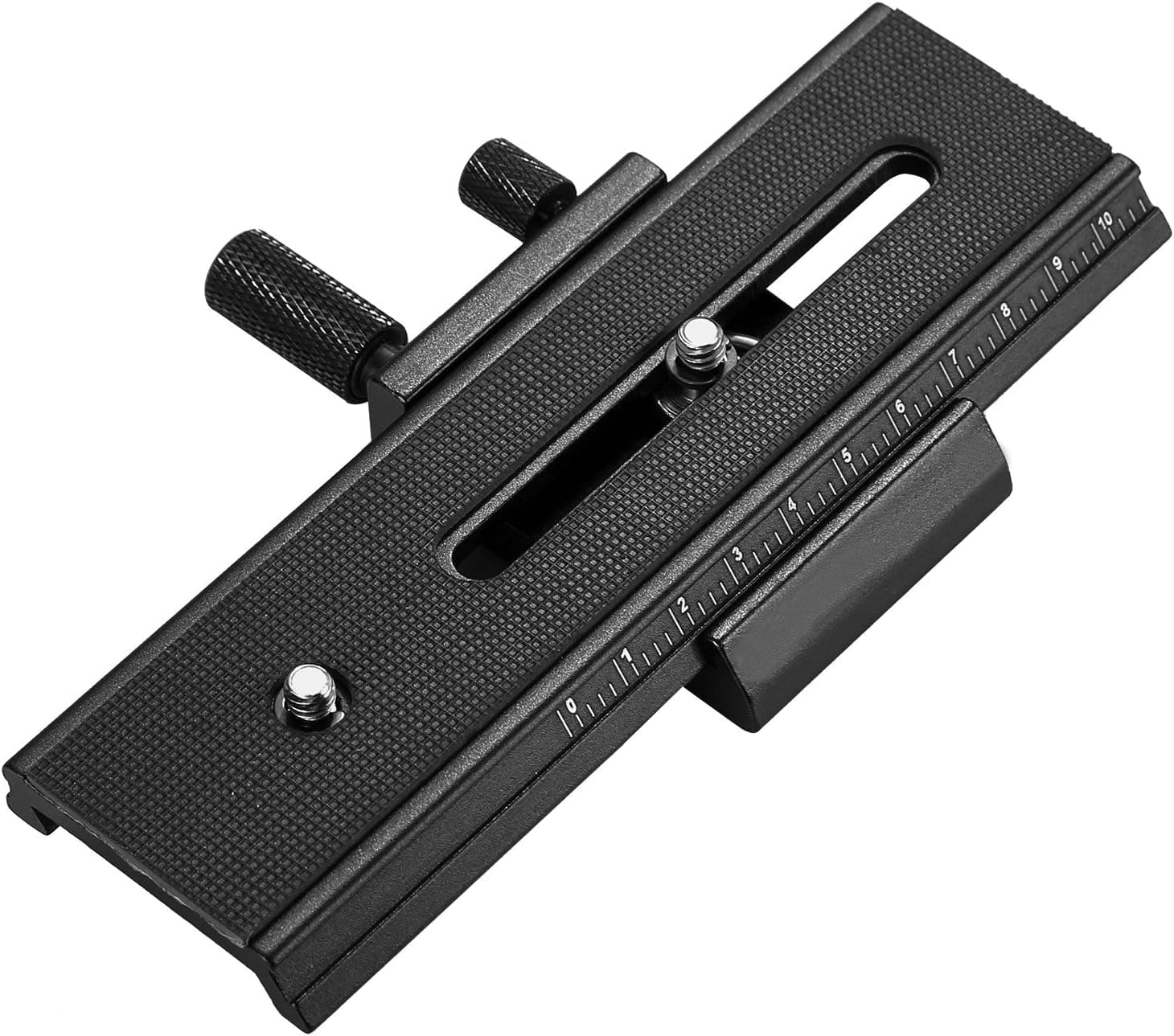 Kamisafe 6.3in/16cm 2-Way Macro Focusing Focus Rail Slider/Close-Up Shooting Compatible with Canon Nikon Pentax Olympus Sony Samsung & Other Digital SLR Camera and DC with Standard 1/4-Inch Screw Hole