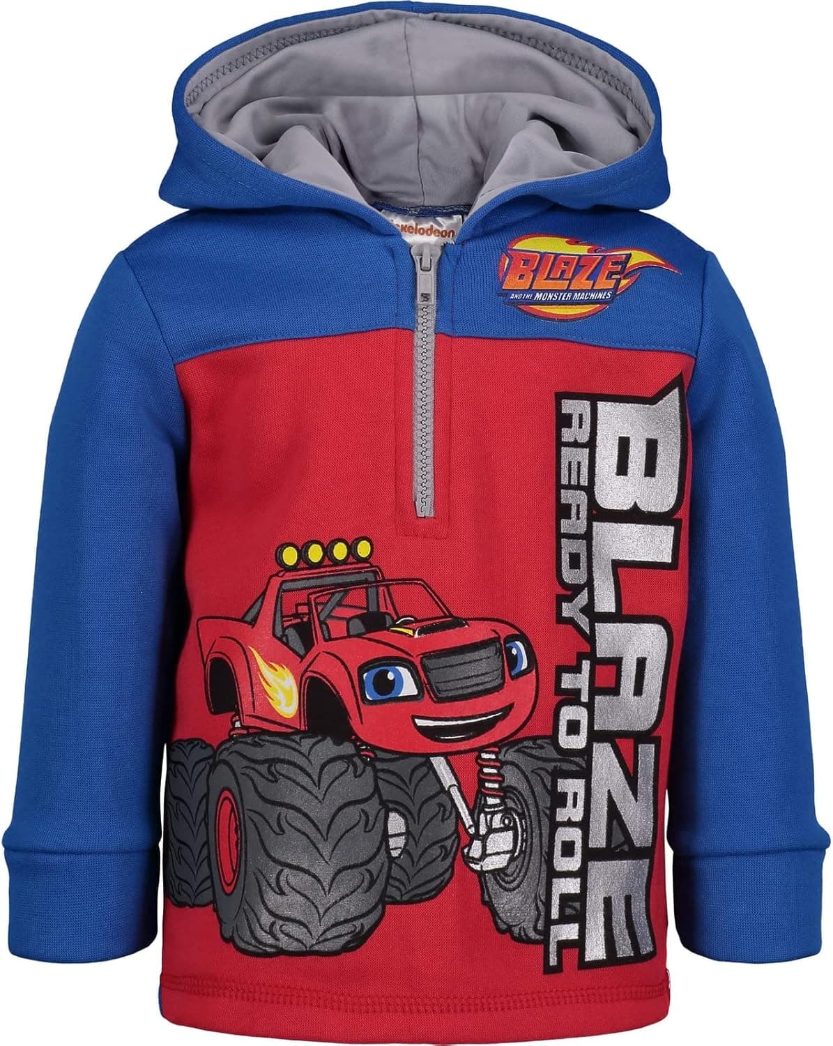 Nickelodeon Blaze and the Monster Machines Fleece Half Zip Hoodie Toddler to Big Kid