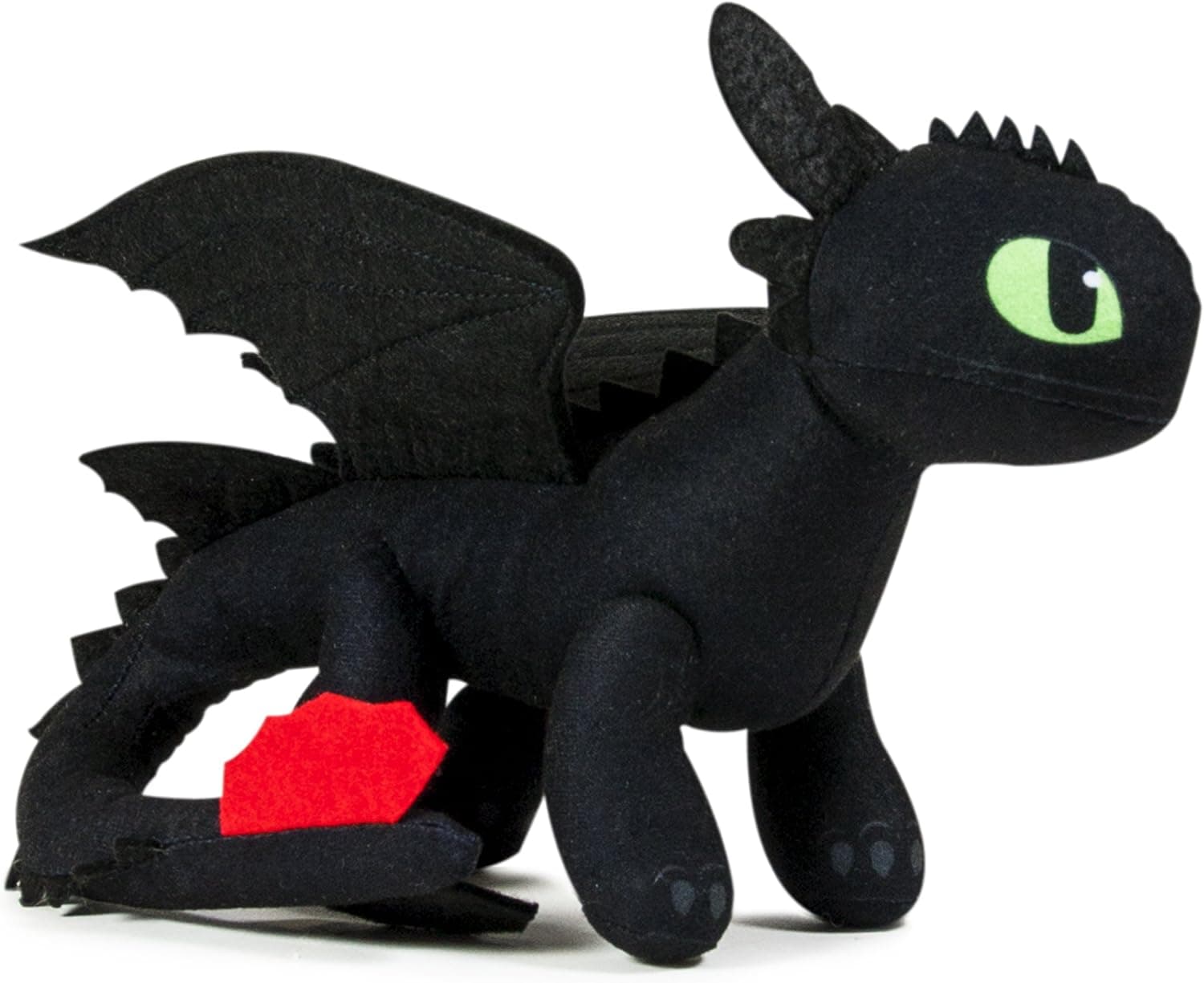 Dreamworks Dragons Action Dragon 8" Plush Toothless (with Additional Plush Spikes) Action Figure