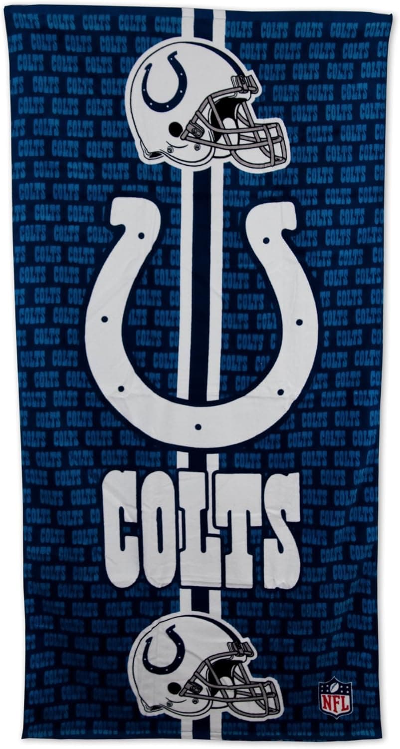 Indianapolis Colts Fiber Reactive Beach Towel