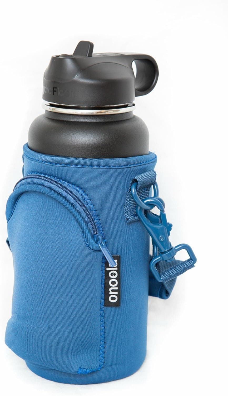 Onoola 32oz Pocket Carrier for Hydro Flask Type Bottles with Adjustable Straps (Neoprene Sleeve/Pouch)