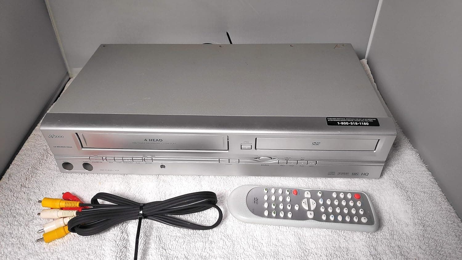SV2000 DVD/VCR Combo Player, WV806