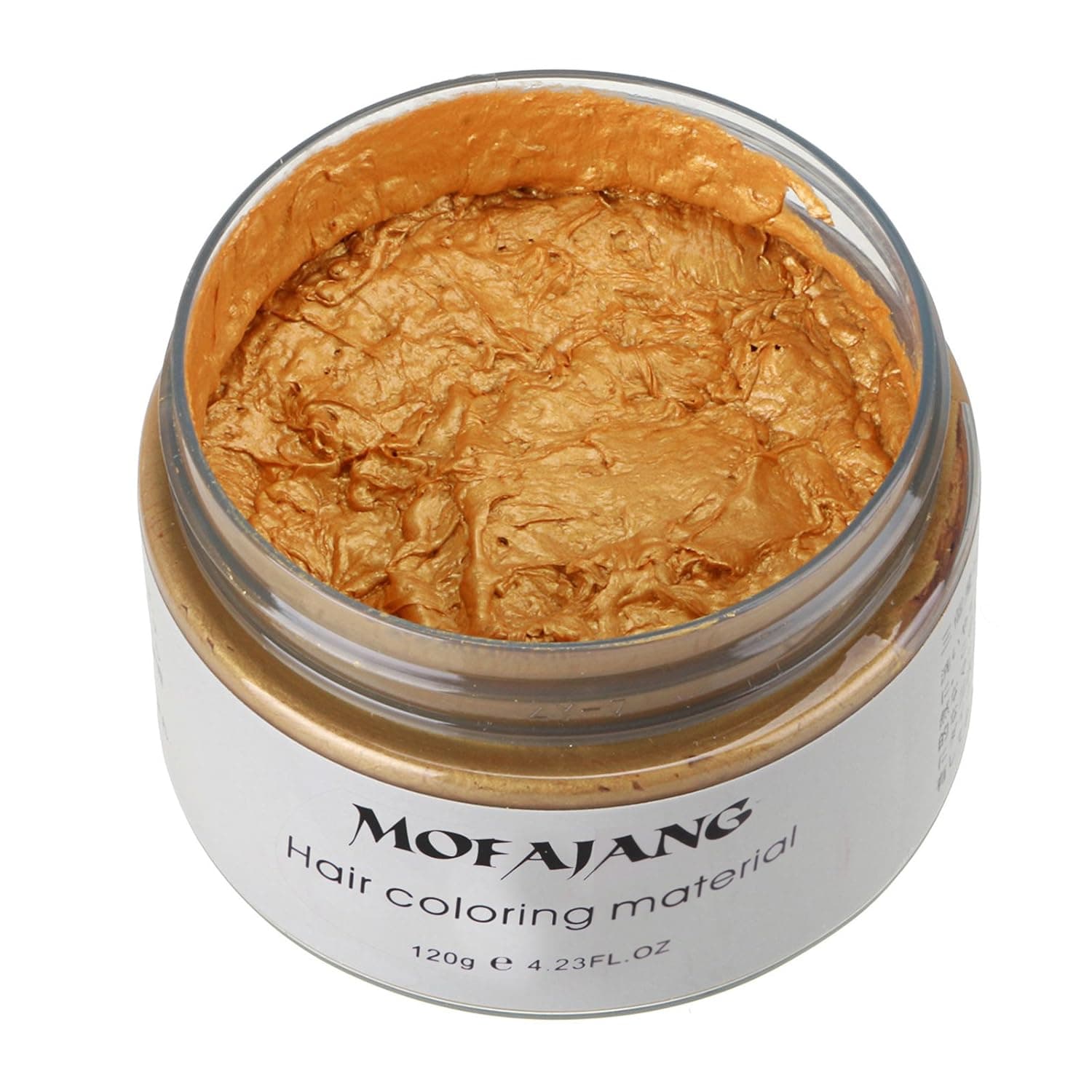 anmas rucci Unisex DIY Hair Color Wax Mud Dye Cream Temporary Modeling 120g (Gold)