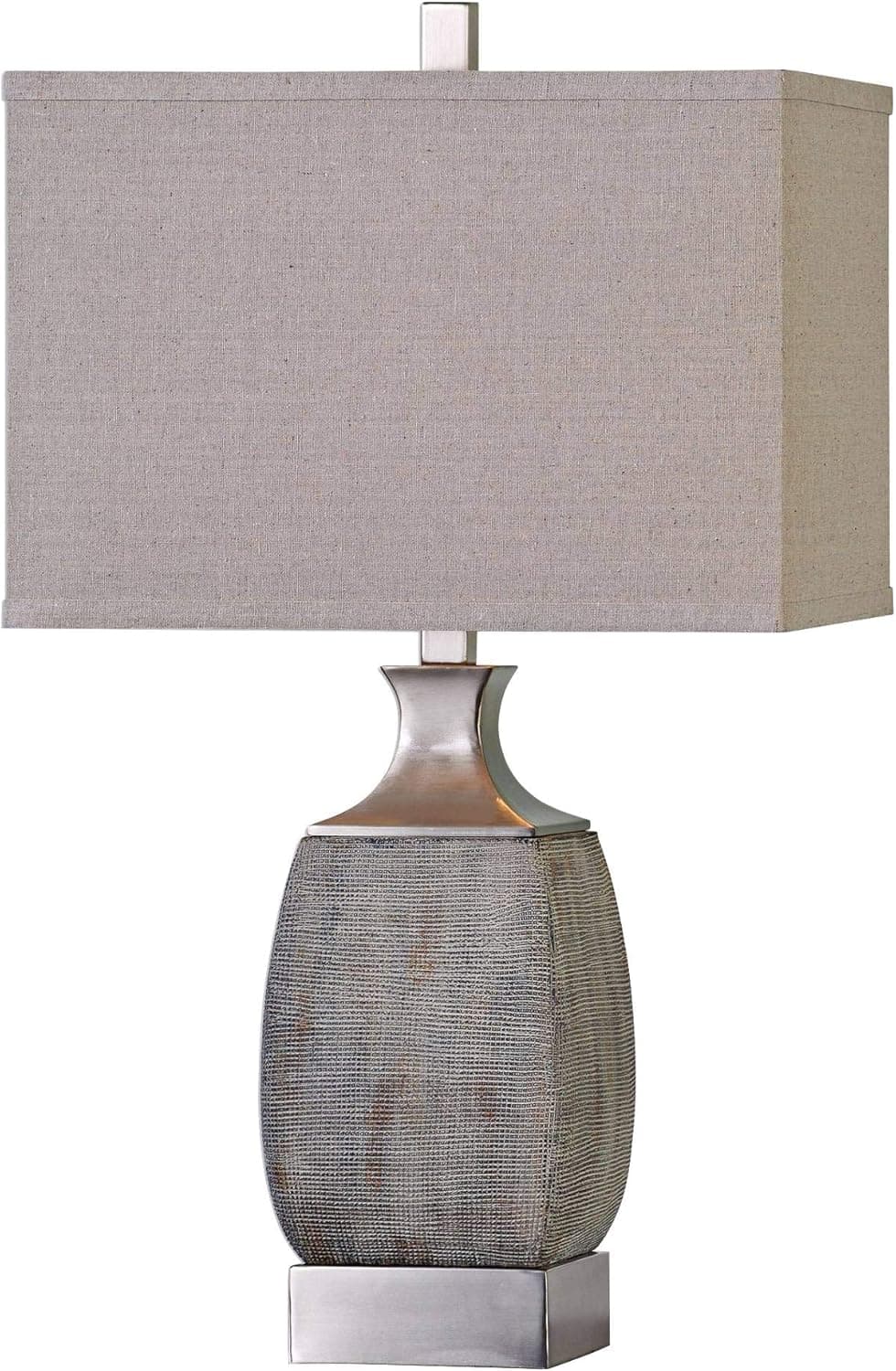 Uttermost Caffaro Textured Rust Bronze Ceramic Table Lamp