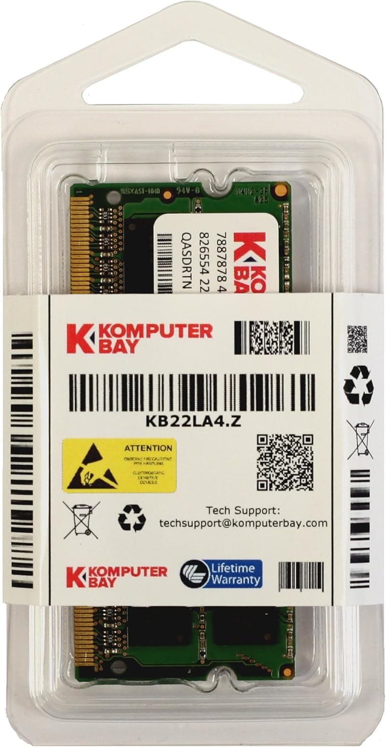 Komputerbay 4GB DDR2 533MHz PC2-4200 PC2-4300 DDR2 533 (200 PIN) SODIMM Laptop Memory
