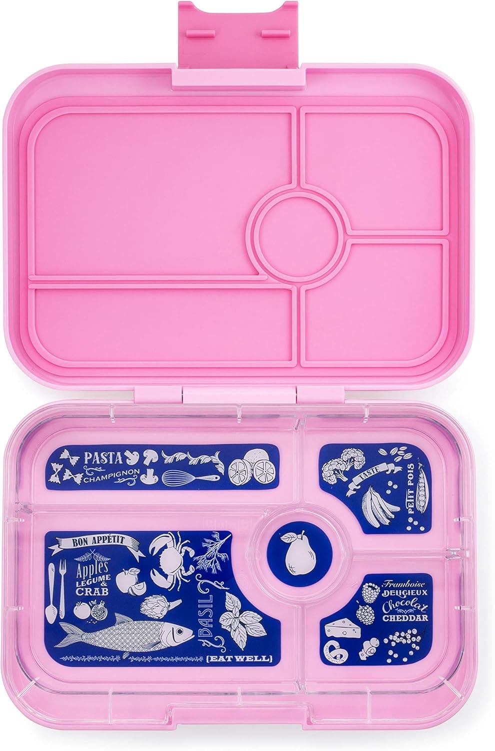 Yumbox TAPAS Larger Size (Stardust Pink) 5 compartment Leakproof Bento lunch box for Pre-teens, Teens & Adults