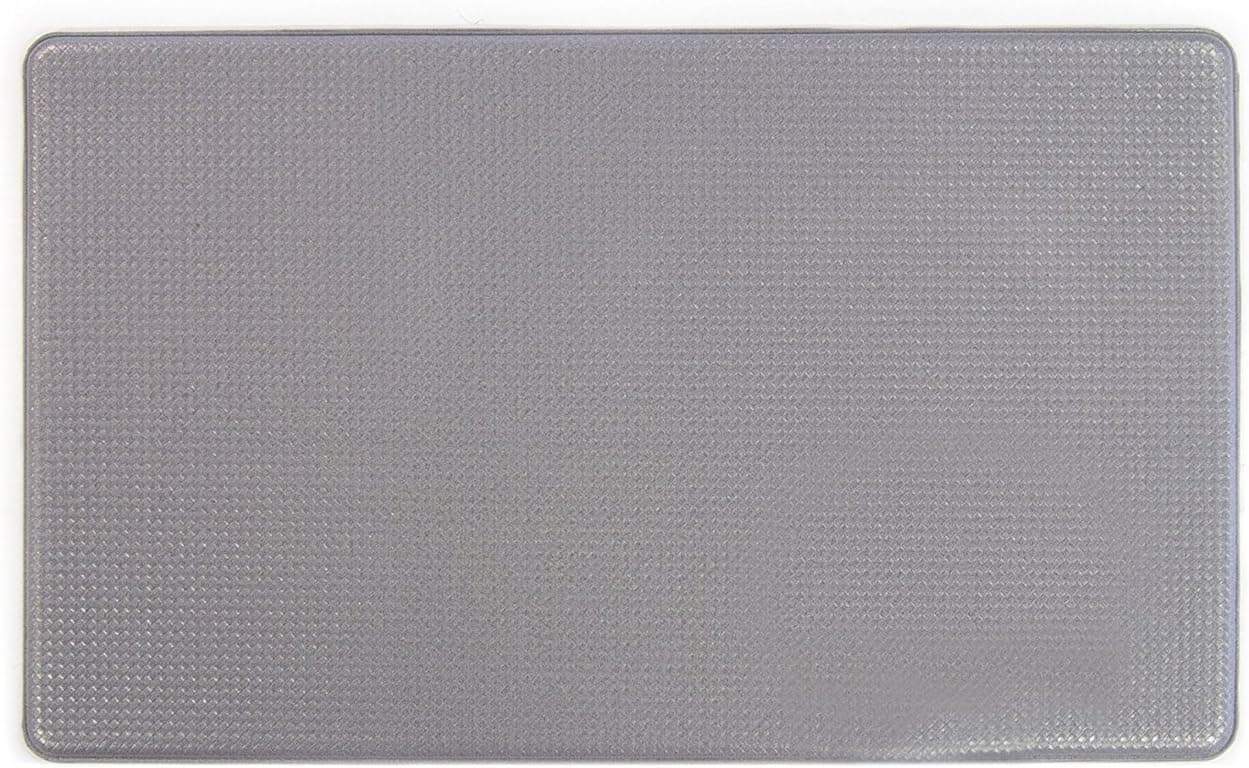 Rochelle Collection Premium Anti-Fatigue Comfort Mat. Multi-Purpose Decorative Non-Slip Standing Mat for the Kitchen, Bathroom, Laundry Room or Office. By Home Fashion Designs Brand (Cloudburst Grey)