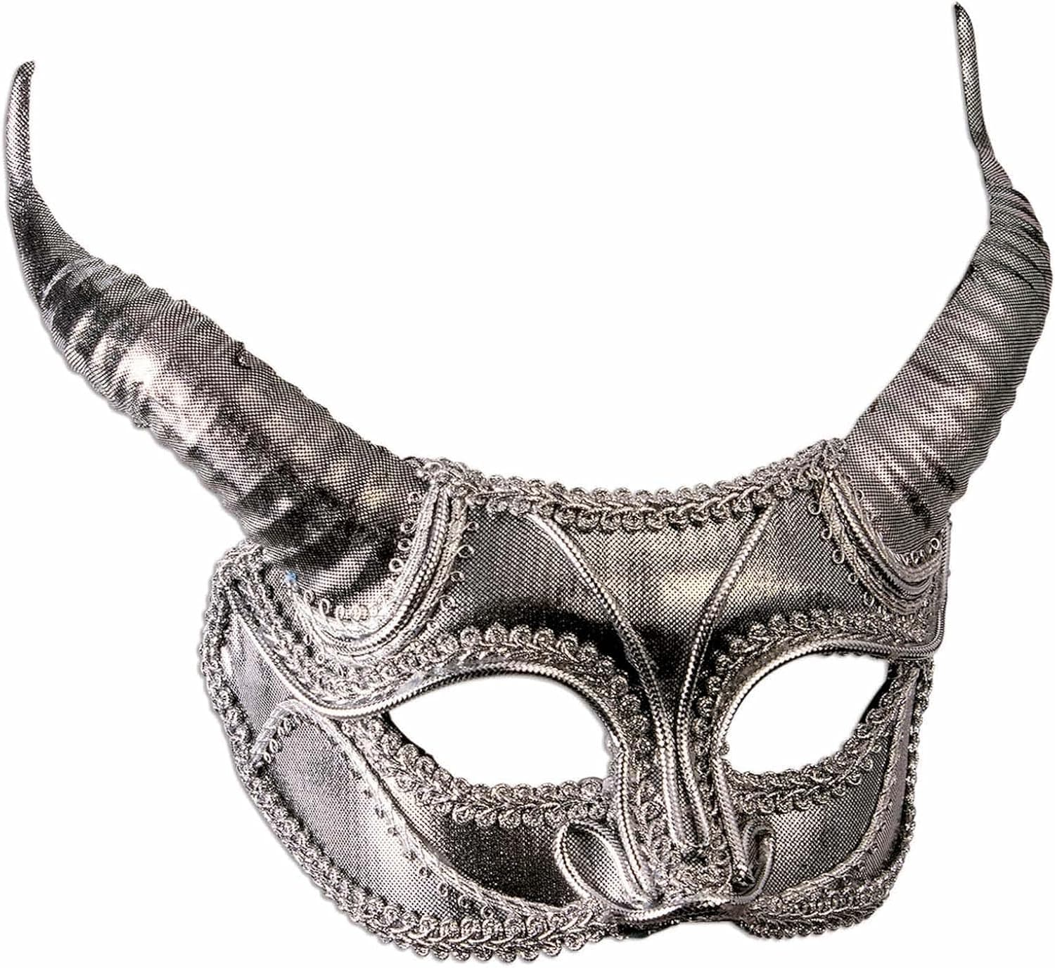 Forum Adult Faun Half Mask Horns Adult One Size