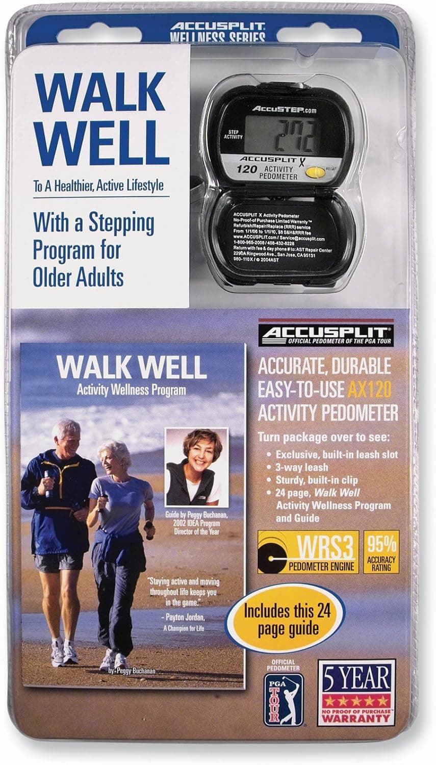 ACCUSPLIT AAS465 Walk Well for Older Adults, Activity Wellness Program