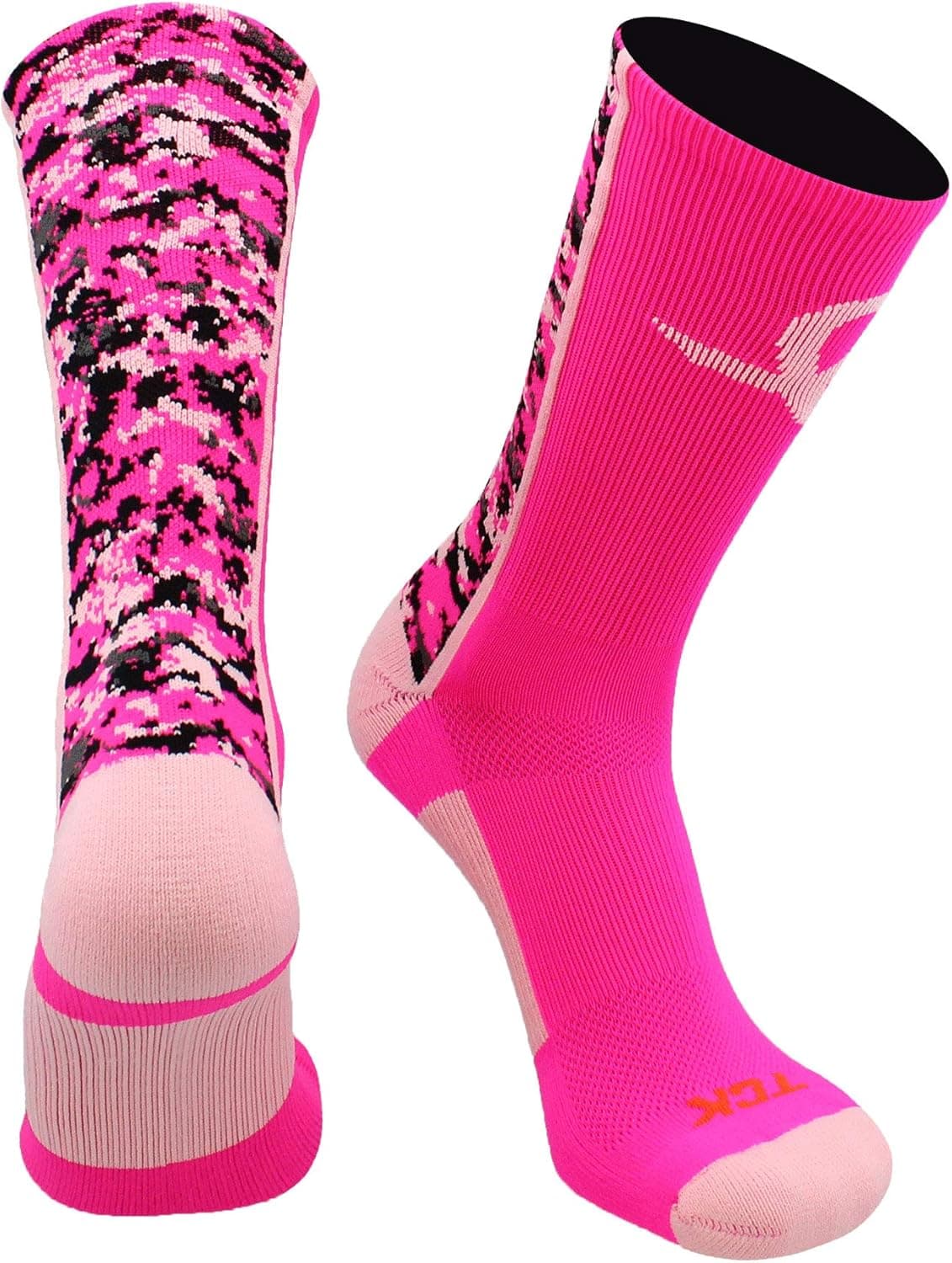 TCK Digital Camo Aware Socks Crew Football Basketball Lacrosse