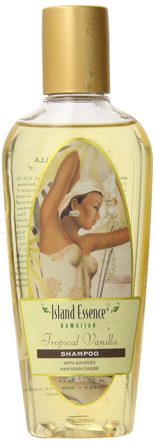 Island Essence Shampoo, 4 Ounce, Tropical Vanilla
