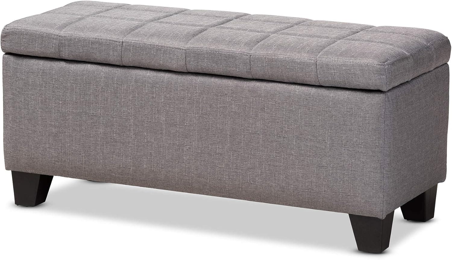 Baxton Studio Ottomans, One Size, Gray
