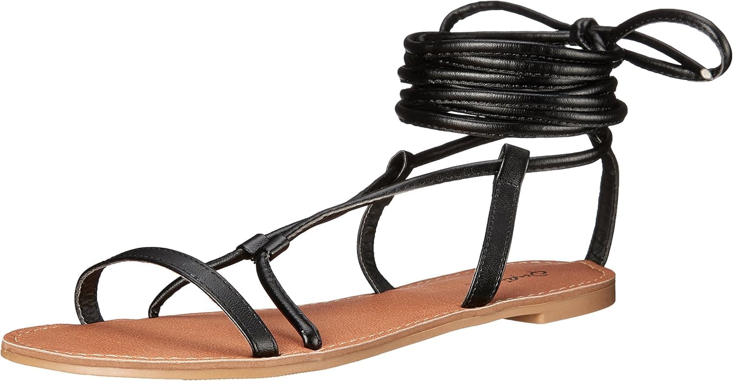 Qupid Women's ATHENA-947A Flat Sandal