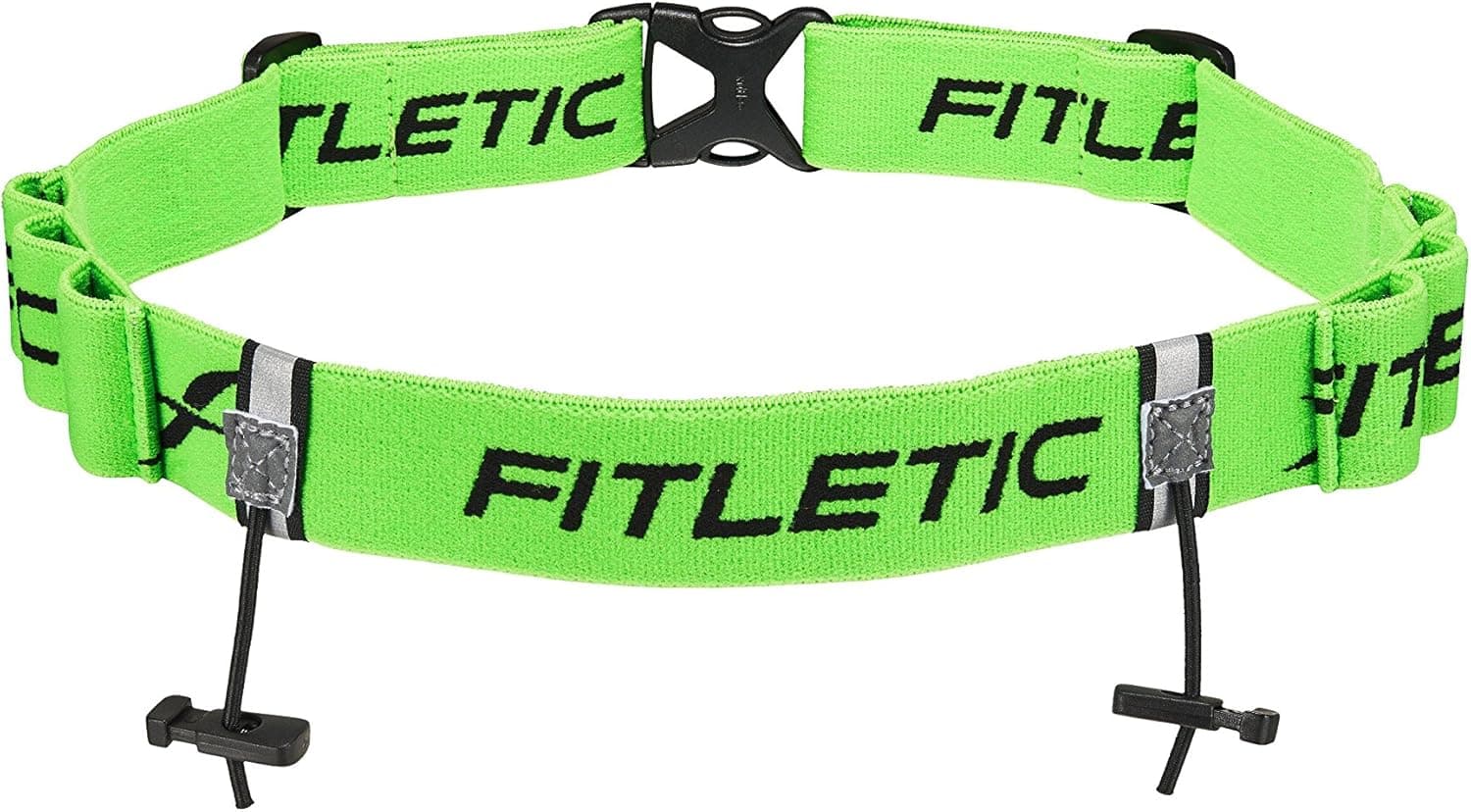 Fitletic Race Bib Belt with Gel Loops | Race Number Belt for Triathlon, Trail Running, Marathon Ironman, 5k, 10k | RN06 Race 2