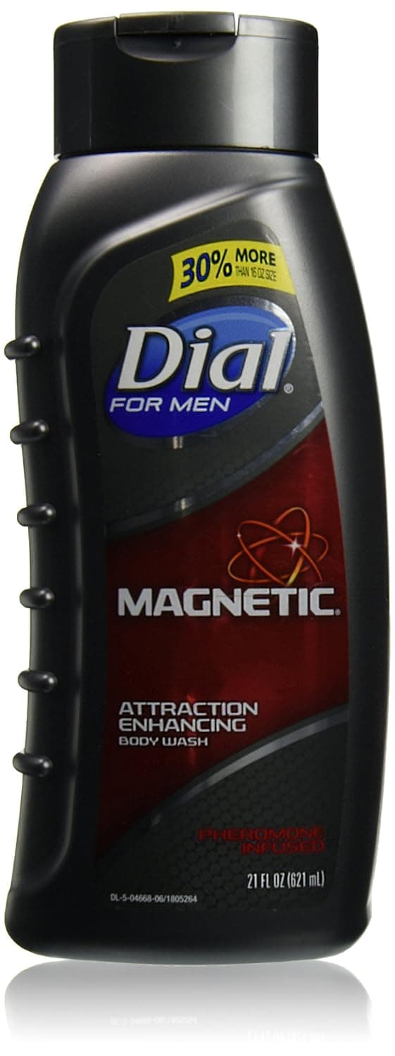 Dial for Men Magnetic, Attraction Enhancing-phermone Infused Body Wash 21 Fl Oz
