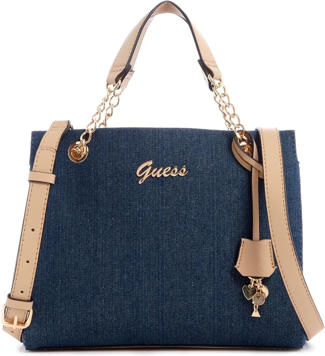 GUESS Factory Women's Corwin Denim Satchel