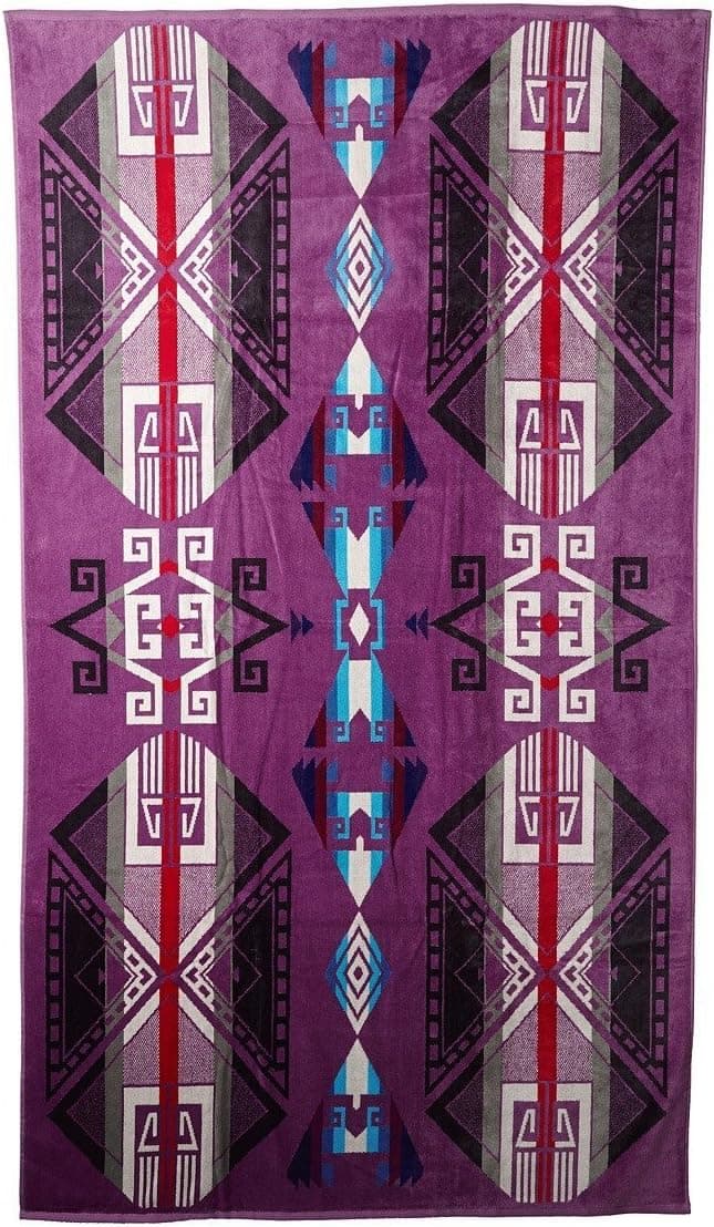 Pendleton Oversized Jacquard Towel - Purple Hills
