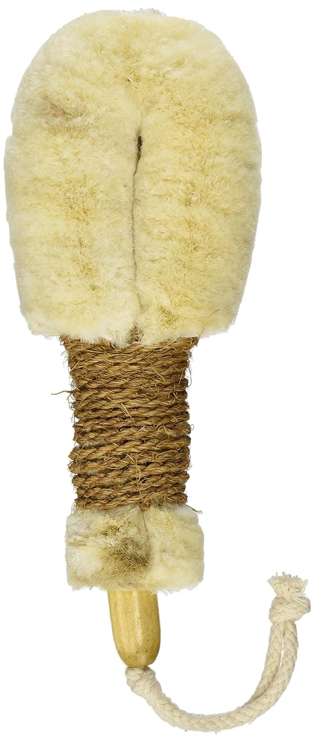 Merben International Soft Texture Jute Body Brush with Brown Handle For Dry Use Only, 9" Length